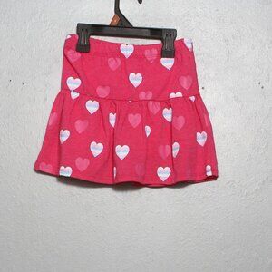 Chaser nwt hot pink heart print skirt